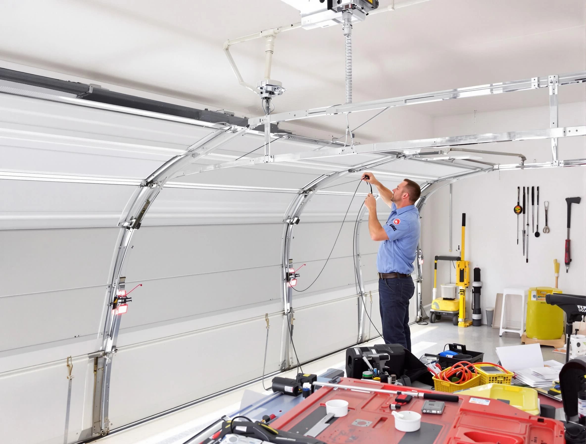 Garage door cable repair service by West Deer Garage Door Repair in West Deer