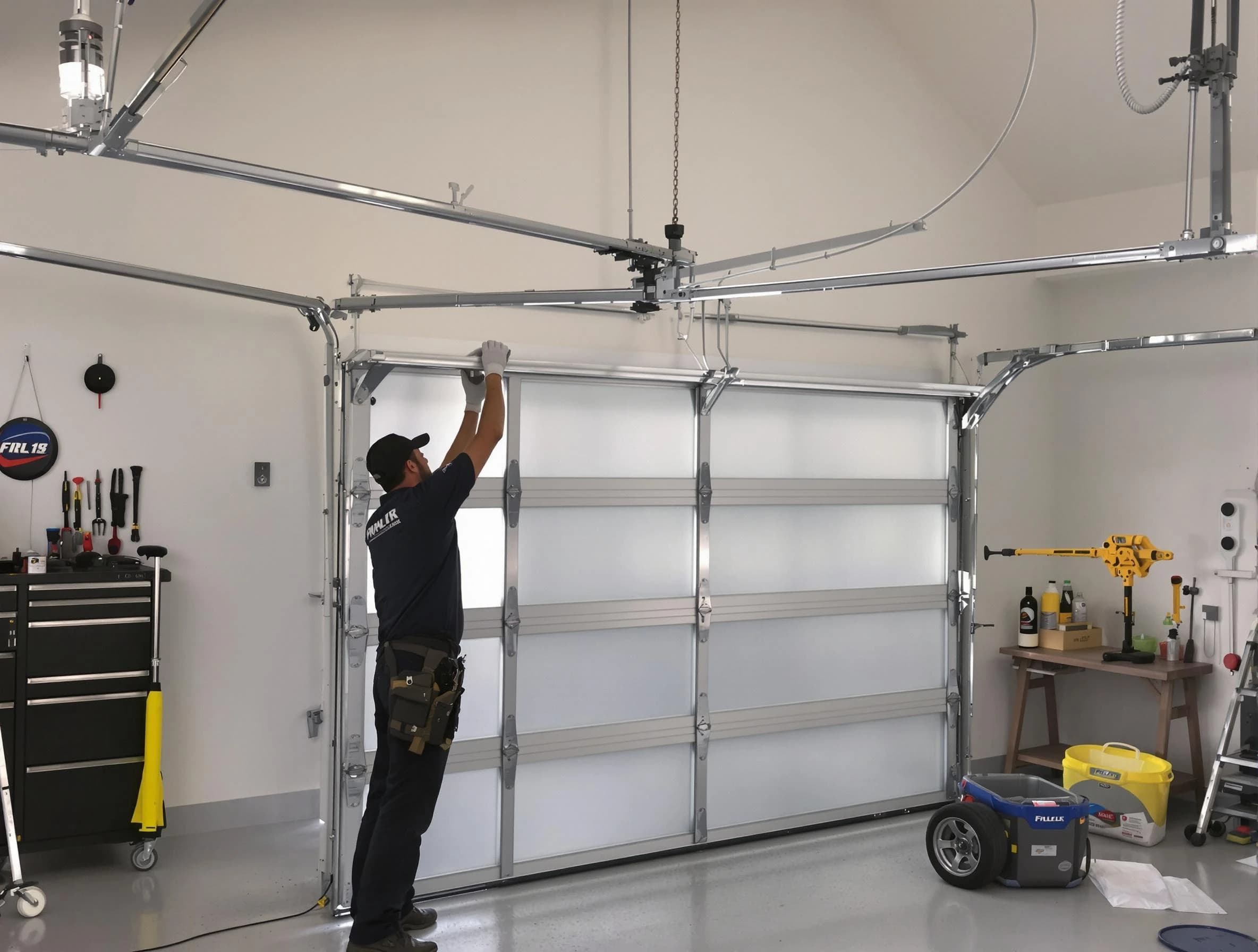 West Deer Garage Door Repair certified team performing precision garage door installation in West Deer