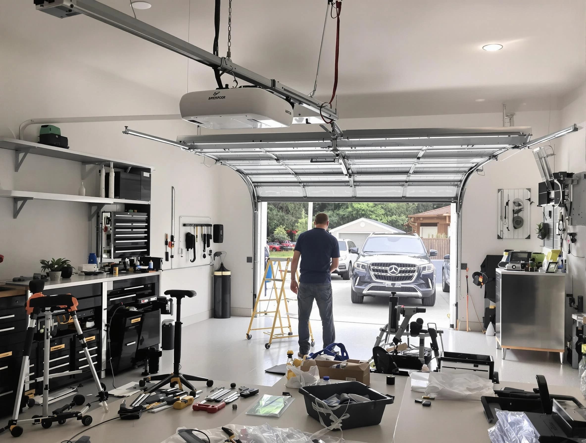 Garage door opener installation by West Deer Garage Door Repair in West Deer