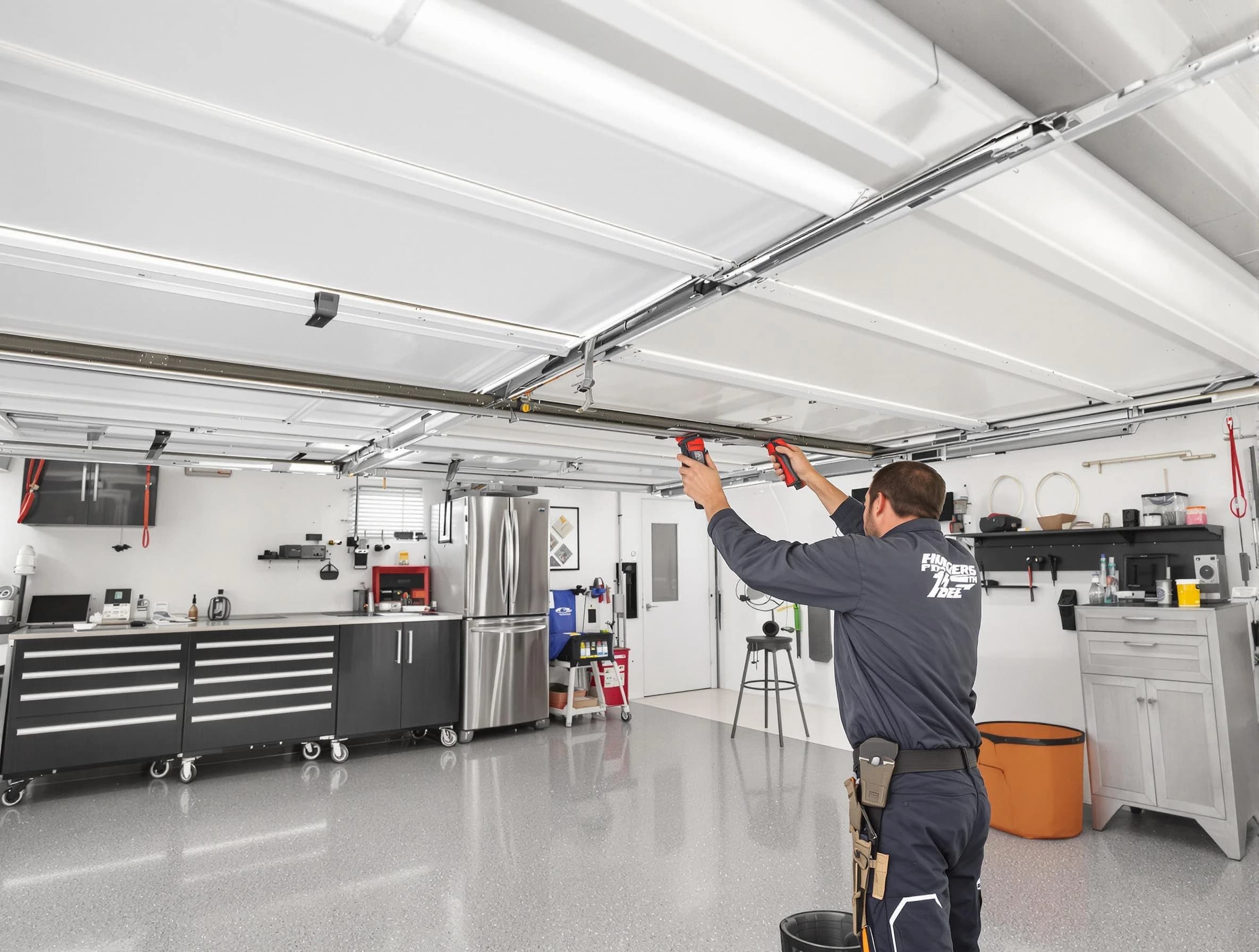 Overhead garage door repair service by West Deer Garage Door Repair in West Deer