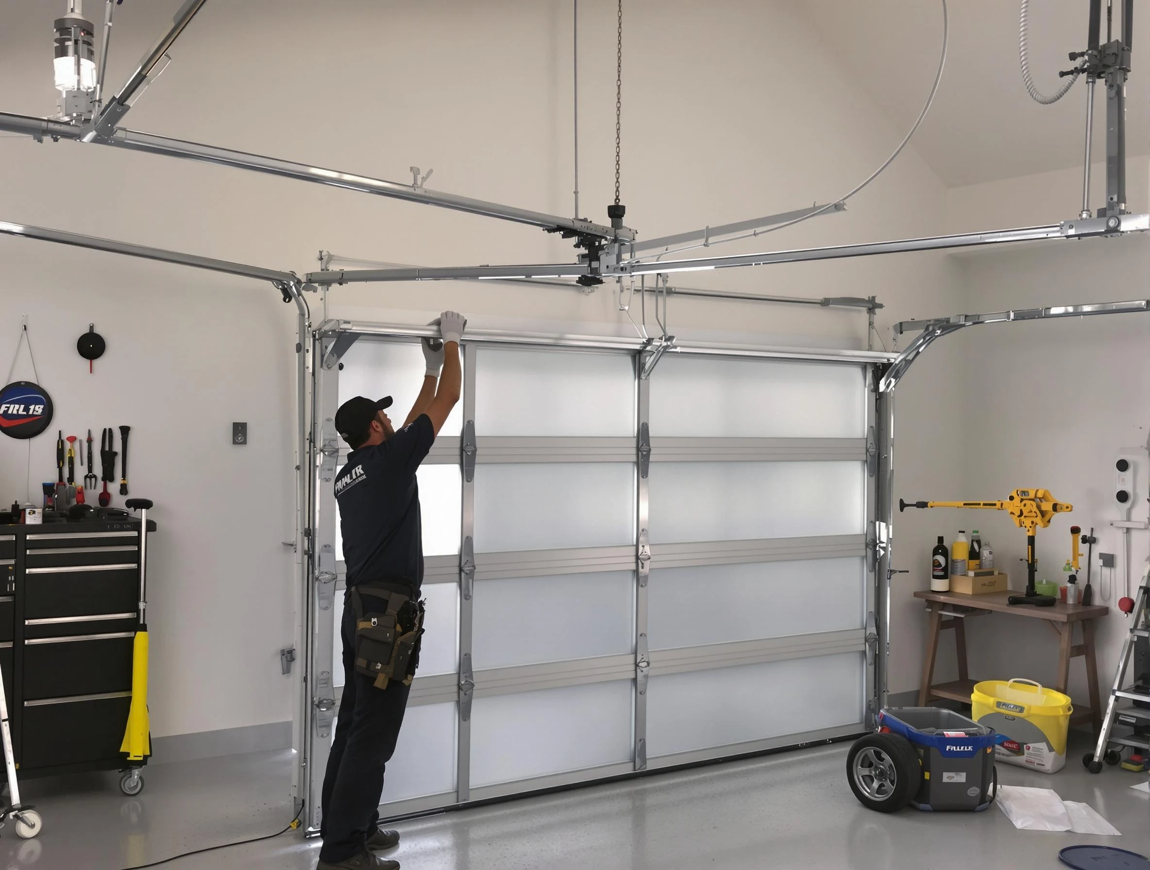 West Deer Garage Door Repair certified team performing precision garage door installation in West Deer