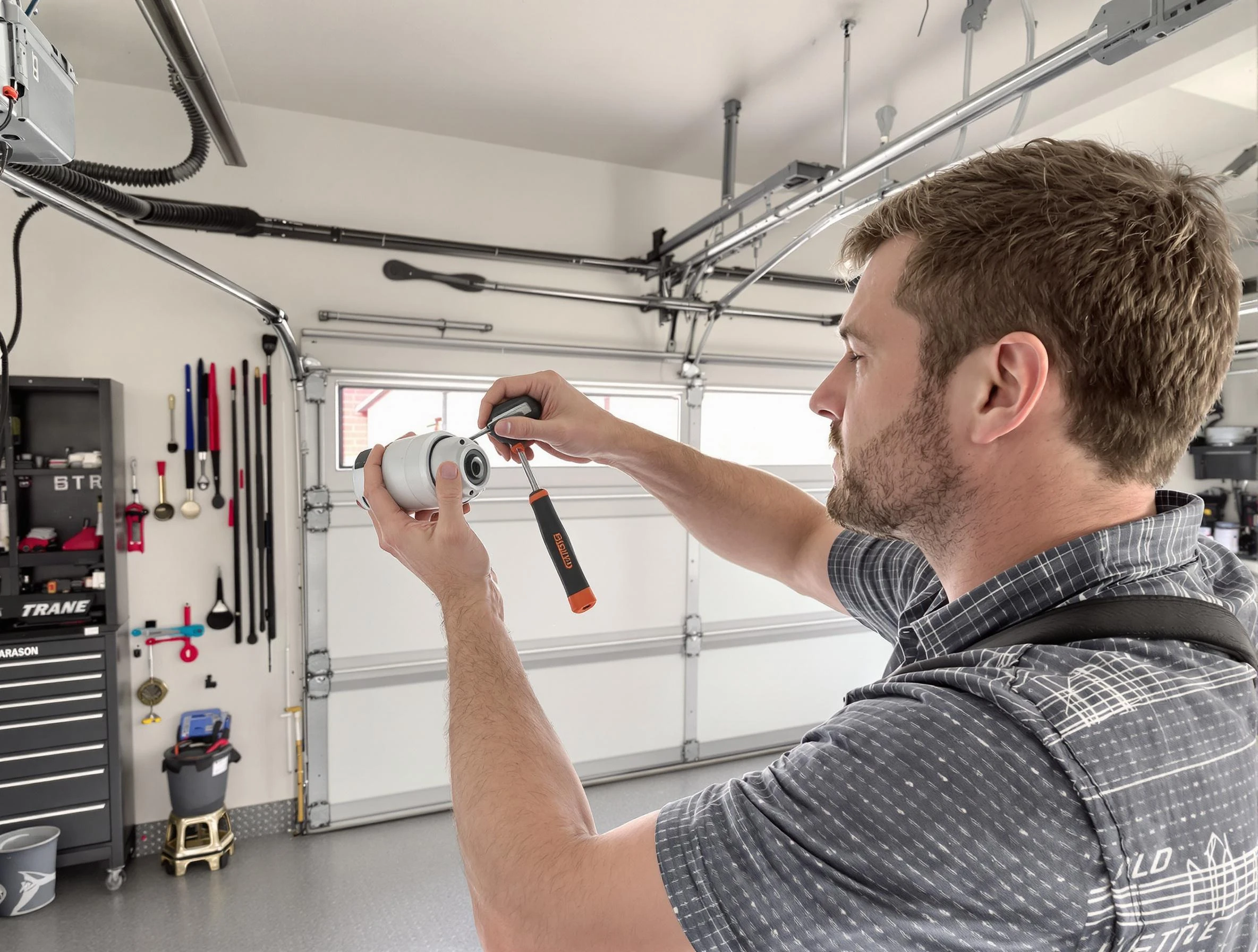 Garage door opener repair service by West Deer Garage Door Repair in West Deer