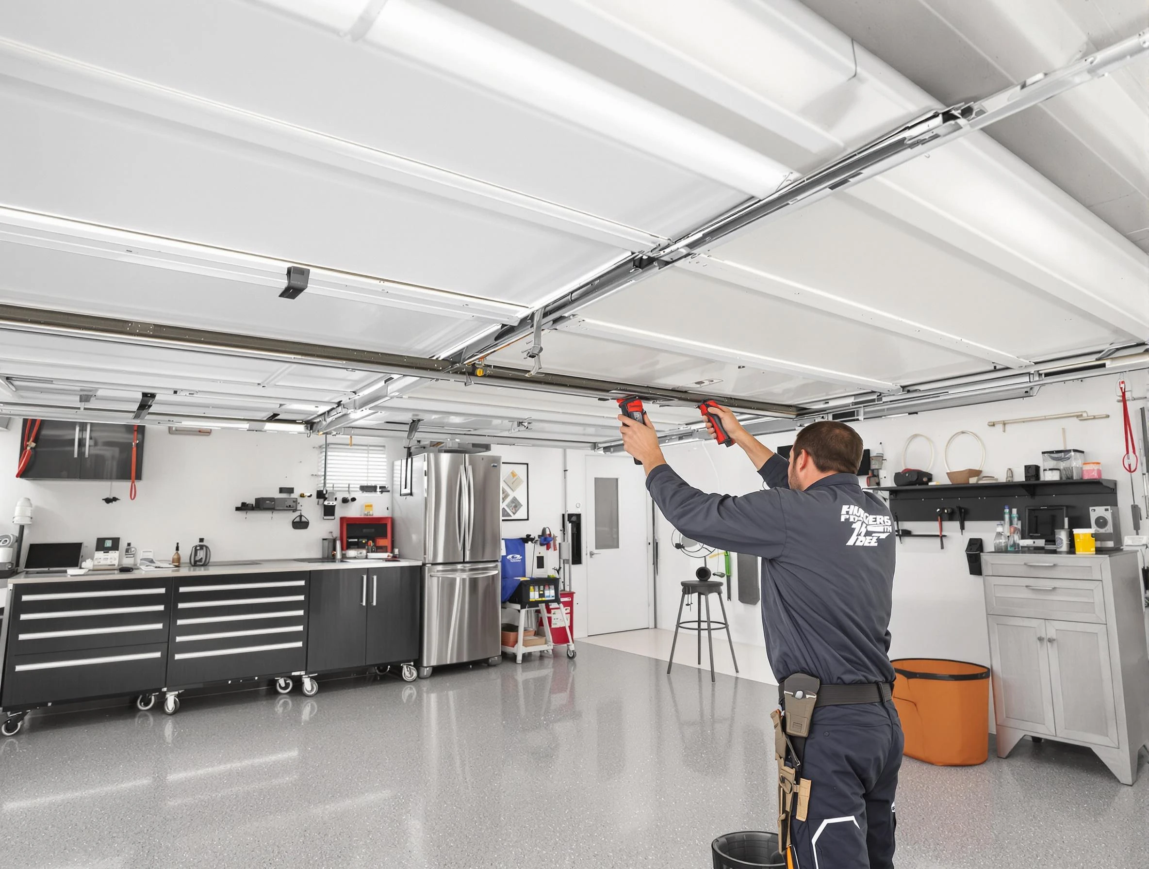 Overhead garage door repair service by West Deer Garage Door Repair in West Deer
